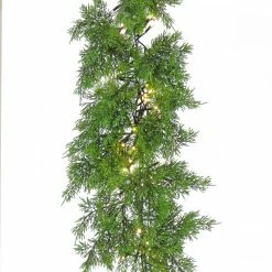 108'' In. Lighted Faux Cedar Garland -BirchLane Sales Store 1082727in.LightedFauxCedarGarland 2
