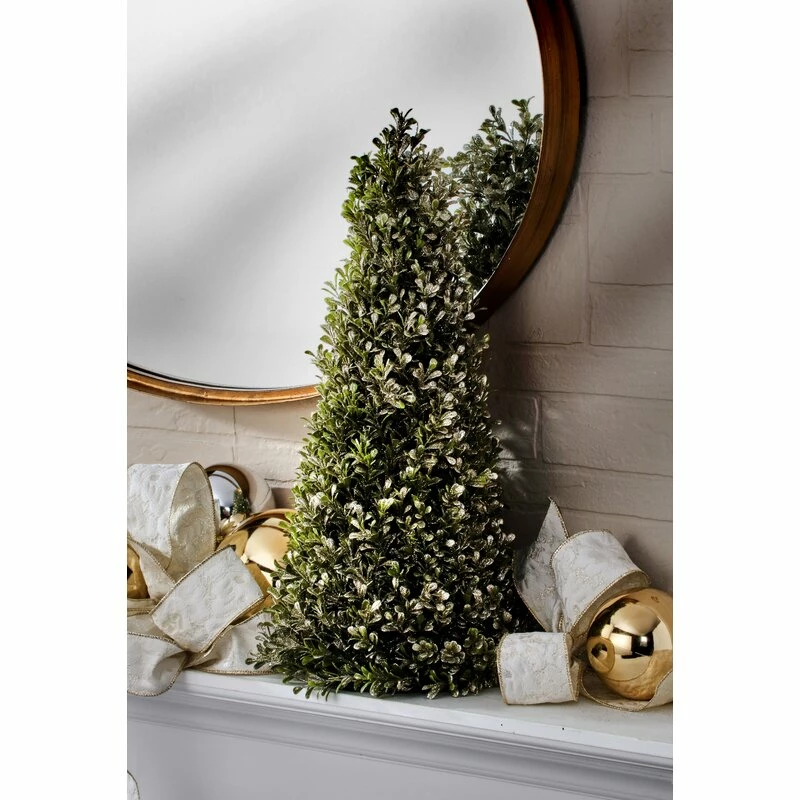 20'' Faux Boxwood Tree 2 20'' Faux Boxwood Tree - Image 2