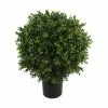 24'' Faux Boxwood Topiary In Planter