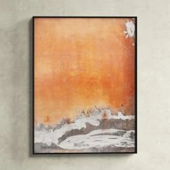 'Autumn Rush II' Framed Print On Canvas