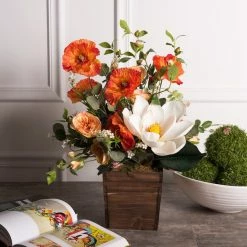 34" Artificial Tea Rose Spray 7 34" Artificial Tea Rose Spray -BirchLane Sales Store 3422ArtificialTeaRoseSpray 2