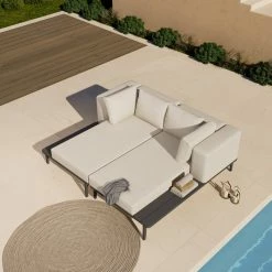 68.7'' Metal Outdoor Sofa -BirchLane Sales Store 68.72727MetalOutdoorSofa 2