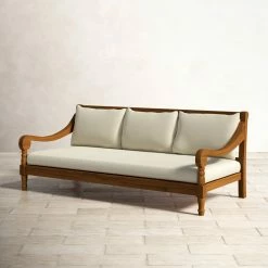 71.7'' Acacia Outdoor Sofa -BirchLane Sales Store 71.72727AcaciaOutdoorSofa 3