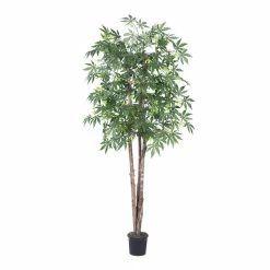 84'' Faux Maple Plant In Pot