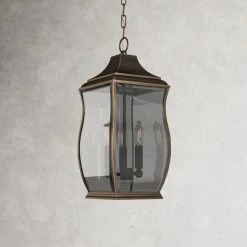 Abraham 3 - Light Outdoor Hanging Lantern