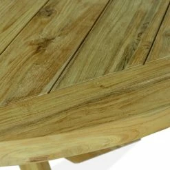 Academy Round Outdoor Dining Table In Solid Reclaimed Teak -BirchLane Sales Store AcademyRoundOutdoorDiningTableinSolidReclaimedTeak 2