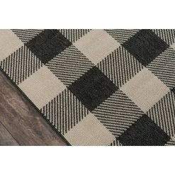 Adrienne Charcoal Indoor/Outdoor Rug -BirchLane Sales Store AdrienneCharcoalIndoor2FOutdoorRug 4