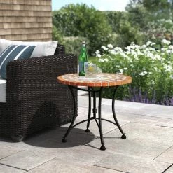 Akiva Concrete Outdoor Side Table -BirchLane Sales Store AkivaConcreteOutdoorSideTable 3