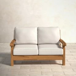 Alby 56'' Teak Outdoor Sofa