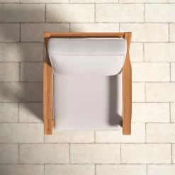 Alby Teak Outdoor Lounge Chair -BirchLane Sales Store AlbyTeakOutdoorLoungeChair 4