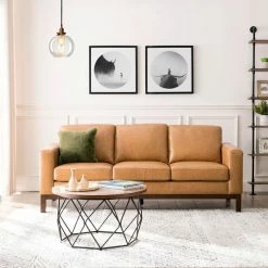 Alison 84'' Genuine Leather Sofa -BirchLane Sales Store Alison842727GenuineLeatherSofa 4