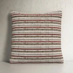 Allentown Striped Linen Throw Pillow