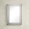 Almyra Rectangle Wood Wall Mirror