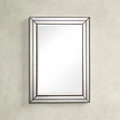 Almyra Rectangle Wood Wall Mirror