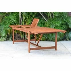 Alyisa Extendable Eucalyptus Outdoor Dining Table -BirchLane Sales Store AlyisaExtendableEucalyptusOutdoorDiningTable 4