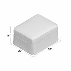 Amari Upholstered Ottoman -BirchLane Sales Store AmariUpholsteredOttoman 2