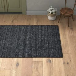 Ameirah Handmade Wool Black Rug -BirchLane Sales Store AmeirahHandmadeWoolBlackRug 3