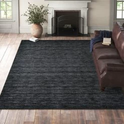 Ameirah Handmade Wool Black Rug -BirchLane Sales Store AmeirahHandmadeWoolBlackRug 4