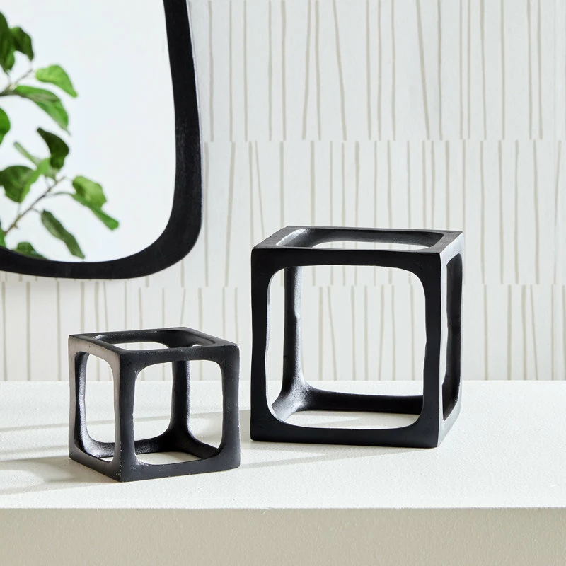 Androulla Set Of 2 Cubist Sculptures 2 Androulla Set Of 2 Cubist Sculptures - Image 2