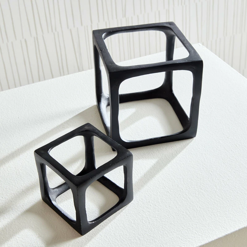 Androulla Set Of 2 Cubist Sculptures 5 Androulla Set Of 2 Cubist Sculptures - Image 5