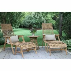 Anyston Teak Outdoor Ottoman -BirchLane Sales Store AnystonTeakOutdoorOttoman 3