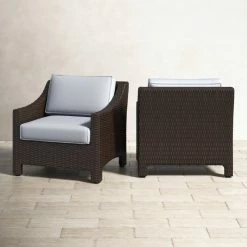 Asher Wicker Outdoor Lounge Chair -BirchLane Sales Store AsherWickerOutdoorLoungeChair 3