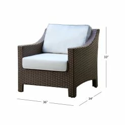 Asher Wicker Outdoor Lounge Chair -BirchLane Sales Store AsherWickerOutdoorLoungeChair 4