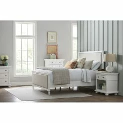 Batten Solid Wood And Upholstered Low Profile Standard Bed -BirchLane Sales Store BattenSolidWoodandUpholsteredLowProfileStandardBed 3
