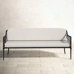 Bellmore 68" Wide Outdoor Patio Sofa With Sunbrella Cushions