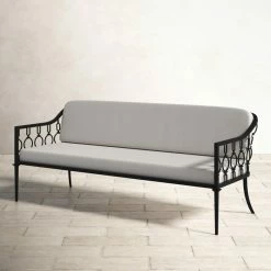 Bellmore 68" Wide Outdoor Patio Sofa With Sunbrella Cushions -BirchLane Sales Store Bellmore6822WideOutdoorPatioSofawithSunbrellaCushions 3