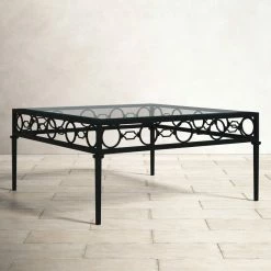 Bellmore Glass Coffee Table -BirchLane Sales Store BellmoreGlassCoffeeTable 2