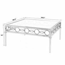 Bellmore Glass Coffee Table -BirchLane Sales Store BellmoreGlassCoffeeTable 4