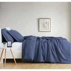 Bowen Linen Percale Duvet Cover Set -BirchLane Sales Store BowenLinenPercaleDuvetCoverSet 2