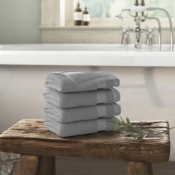 Bowning Turkish Cotton Bath Towels - Set Of 4 -BirchLane Sales Store BowningTurkishCottonBathTowels Setof4 2