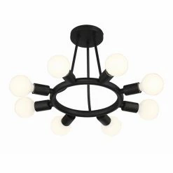 Brevick Semi Flush Mount