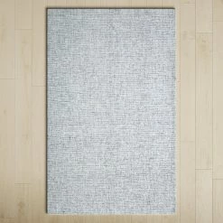Britley Handmade Wool Light Blue/Gray Rug