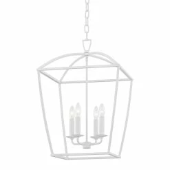 Brodie 4 - Light Dimmable Lantern Square / Rectangle Chandelier