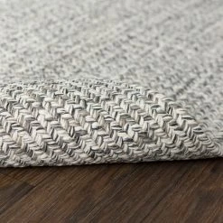 Bronner Casual Braided Gray/White Indoor/Outdoor Rug -BirchLane Sales Store BronnerCasualBraidedGray2FWhiteIndoor2FOutdoorRug 3