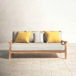 Brunswick 79'' Teak Outdoor Sofa