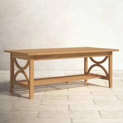 Brunswick Teak Outdoor Coffee Table -BirchLane Sales Store BrunswickTeakOutdoorCoffeeTable 3