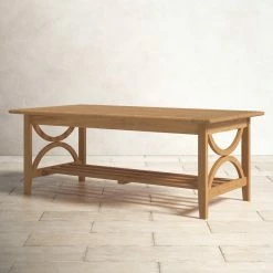 Brunswick Teak Outdoor Coffee Table -BirchLane Sales Store BrunswickTeakOutdoorCoffeeTable 4