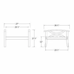 Brunswick Teak Outdoor Ottoman -BirchLane Sales Store BrunswickTeakOutdoorOttoman 3