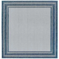 Caliope Blue/Ivory Indoor/Outdoor Rug