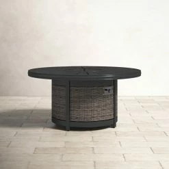 Cassara 25'' H X 52'' W Propane Outdoor Fire Pit Table -BirchLane Sales Store Cassara252727Hx522727WPropaneOutdoorFirePitTable 3