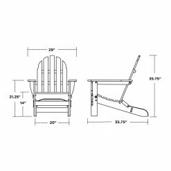 Classic Folding Adirondack Chair -BirchLane Sales Store ClassicFoldingAdirondackChair 4