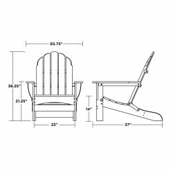 Classic Oversized Folding Adirondack Chair -BirchLane Sales Store ClassicOversizedFoldingAdirondackChair 3