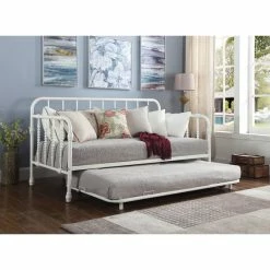 Claysburg Twin Metal Daybed With Trundle -BirchLane Sales Store ClaysburgTwinMetalDaybedwithTrundle 2