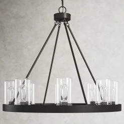 Clemons 8 - Light Outdoor Chandelier