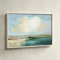 Coastal Sky By Purinton - Floater Frame Painting Print On Canvas -BirchLane Sales Store CoastalSkybyPurinton FloaterFramePaintingPrintonCanvas 2
