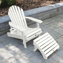 Crotty Plastic Folding Adirondack Chair With Ottoman -BirchLane Sales Store CrottyPlasticFoldingAdirondackChairwithOttoman 2